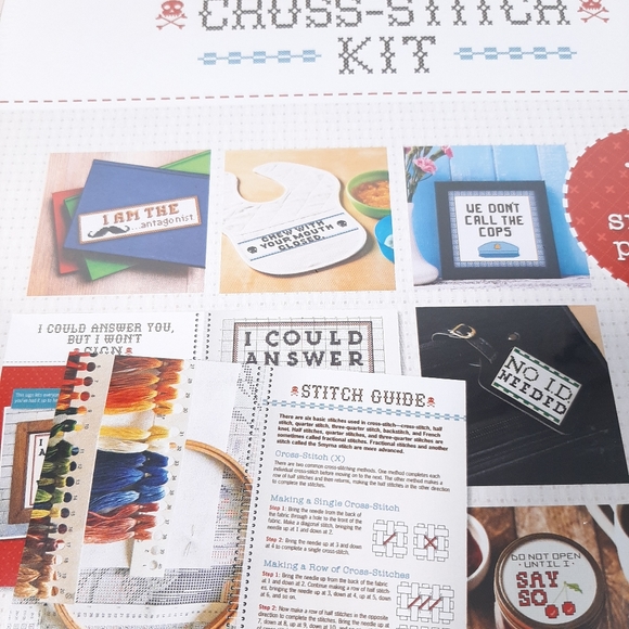 Snarky Cross-Stitch Kit Needlecraft Art Project New - Picture 5 of 8